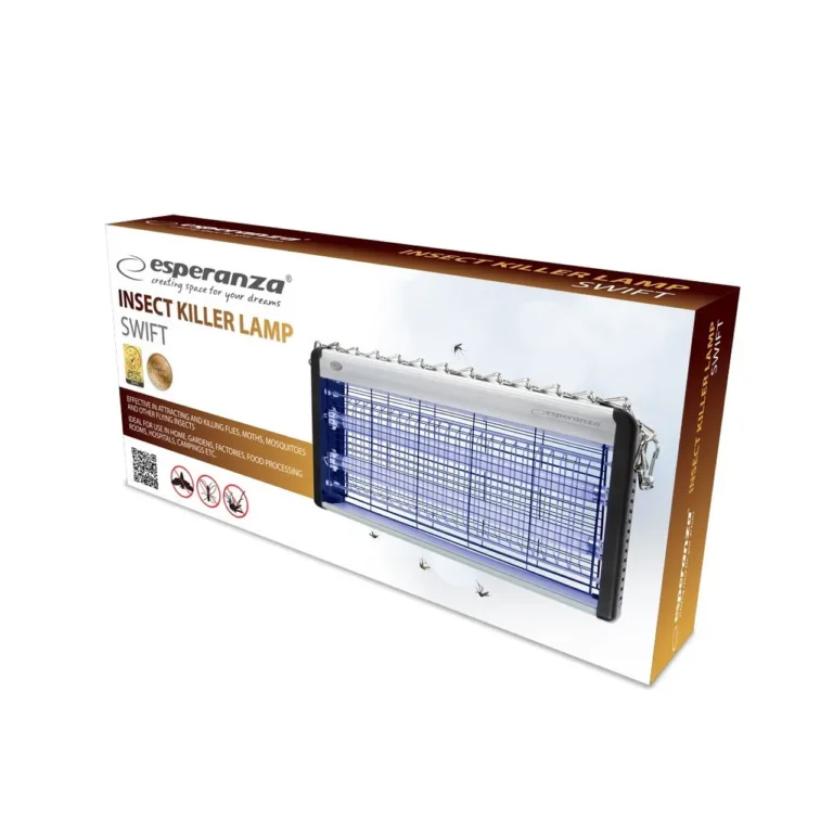 Esperanza EHQ007 30W valge UV putukalamp siseruumidesse, 48,5x7,5x25 cm