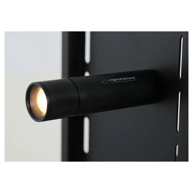 Esperanza ELD118K 350 mm 3 W 1800 mAh must USB-C LED laualamp, 3 valgusrežiimi, magnetilise otsa ja eemaldatava moodulvalgustiga, puutetundlik juhtimine