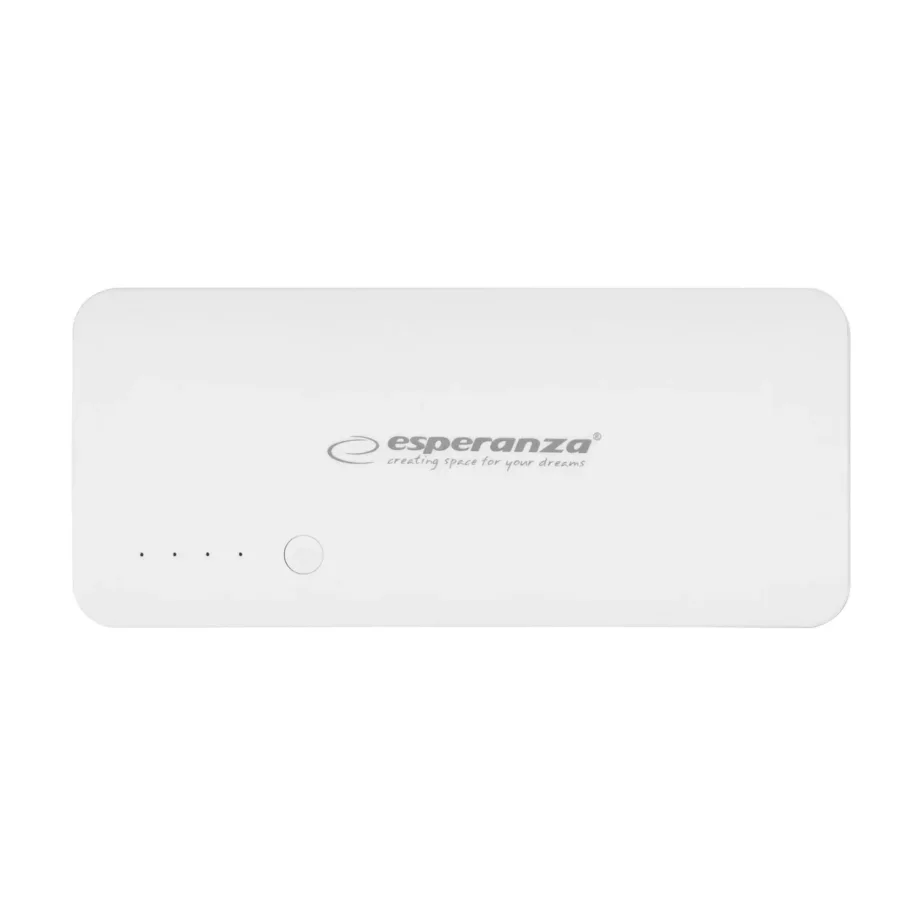 Esperanza EMP106WE Radium 8000 mAh hall/valge akupank, 3 USB väljundit, micro-USB laadimisega, 142x63x24 mm – 4