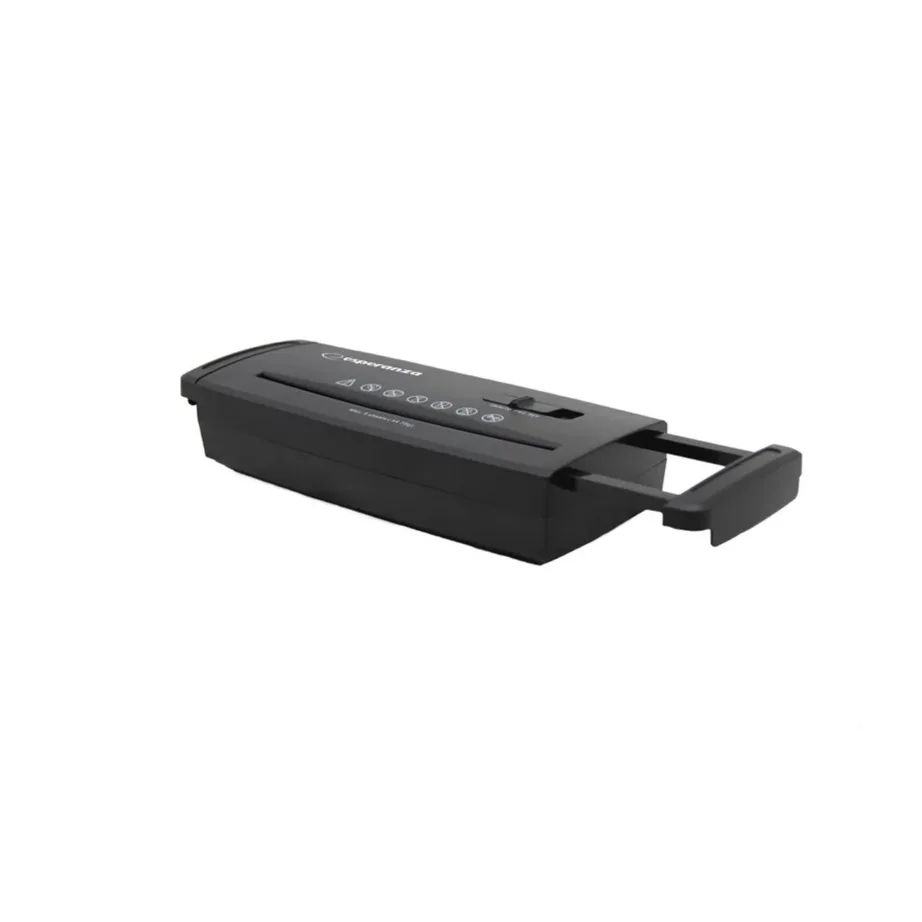 Esperanza EN101 22 cm must paberihävitaja, ribalõige, 5 lehte, 10L konteiner – 3