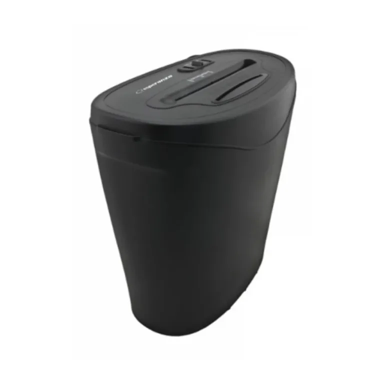Esperanza EN103 22 cm must paberihunt CD-de ja krediitkaartide hävitamiseks, 18L konteiner