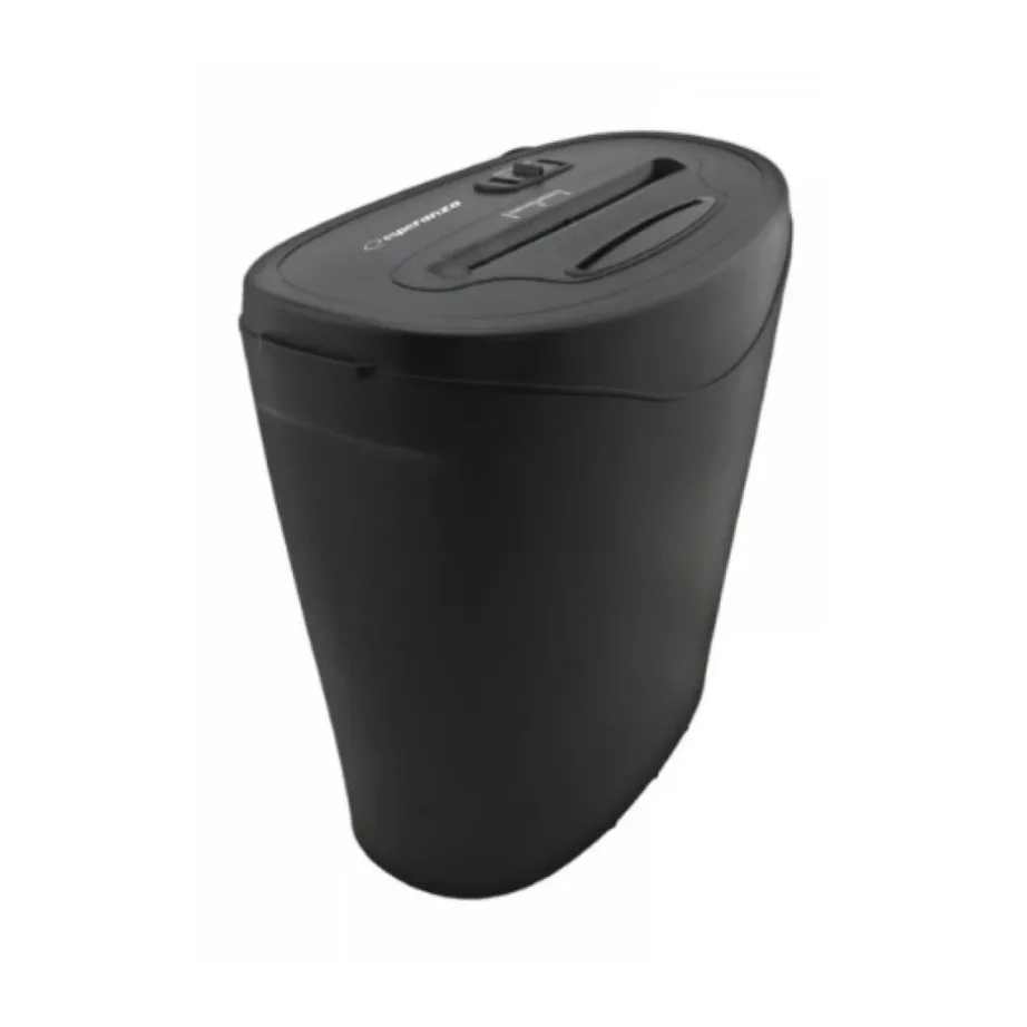 Esperanza EN103 22 cm must paberihunt CD-de ja krediitkaartide hävitamiseks, 18L konteiner – 4