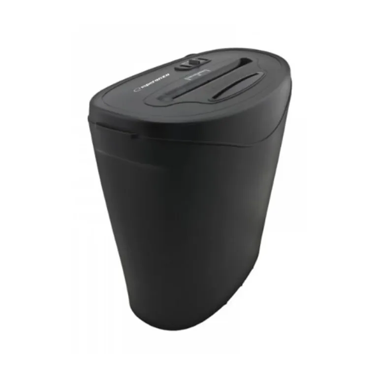 Esperanza EN103 22 cm must paberihunt CD-de ja krediitkaartide hävitamiseks, 18L konteiner