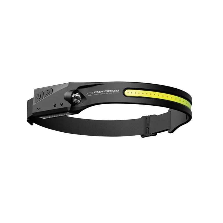 Esperanza EOT067 3W 240 lm COB LED must pealamp sensorjuhtimise ja 24V akuga