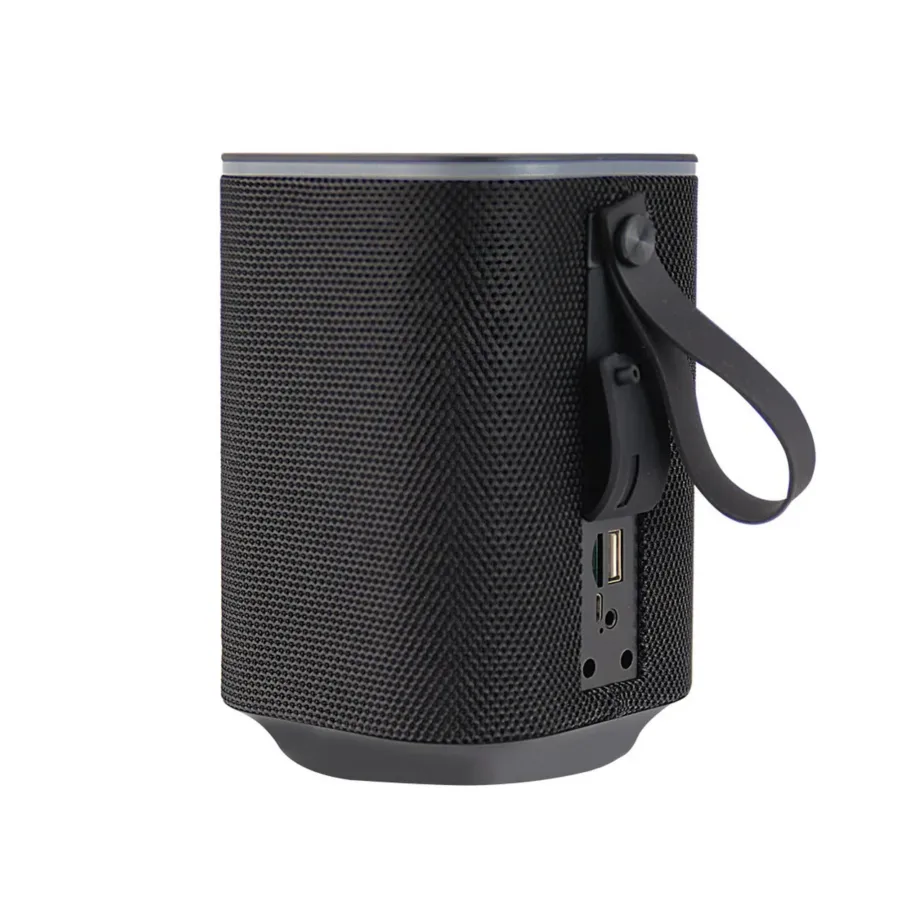 Esperanza EP155 10W must Bluetooth 5.0 FM-raadioga kaasaskantav kõlar RGB LED-valgustuse ja microSD toega – 3