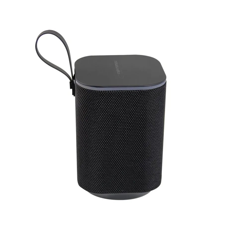 Esperanza EP155 10W must Bluetooth 5.0 FM-raadioga kaasaskantav kõlar RGB LED-valgustuse ja microSD toega – 4