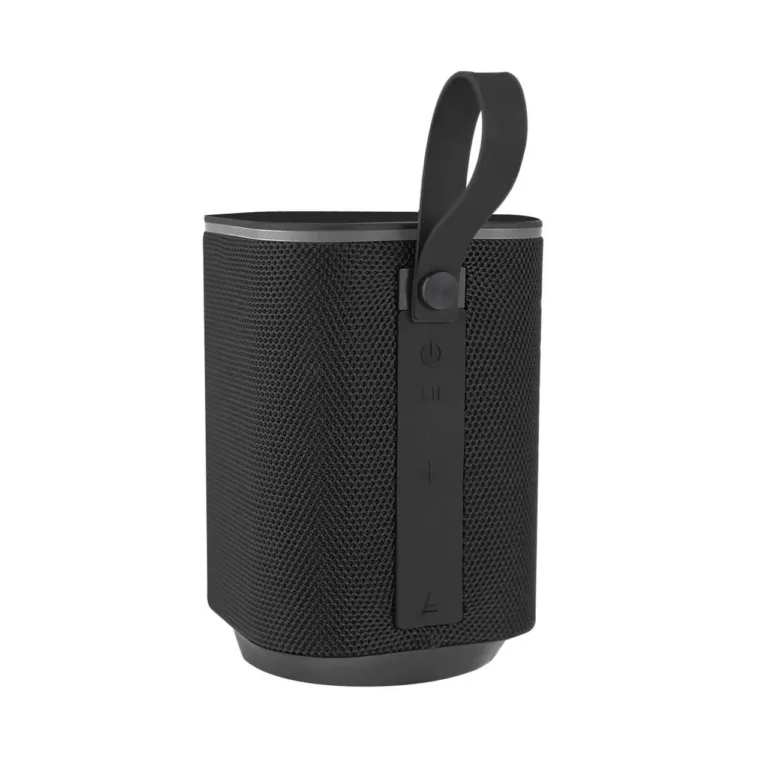 Esperanza EP155 10W must Bluetooth 5.0 FM-raadioga kaasaskantav kõlar RGB LED-valgustuse ja microSD toega