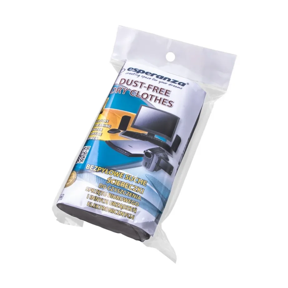 Esperanza ES108 24 tk kuivad tolmuvabad puhastuslapid arvuti- ja kontoriseadmetele – 3