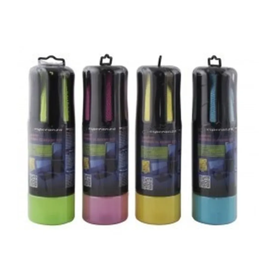 Esperanza ES122M 150 ml alkoholivaba puhastusgeel ja 20 cm mikrokiudlapp ekraanidele, mitmevärviline – 4