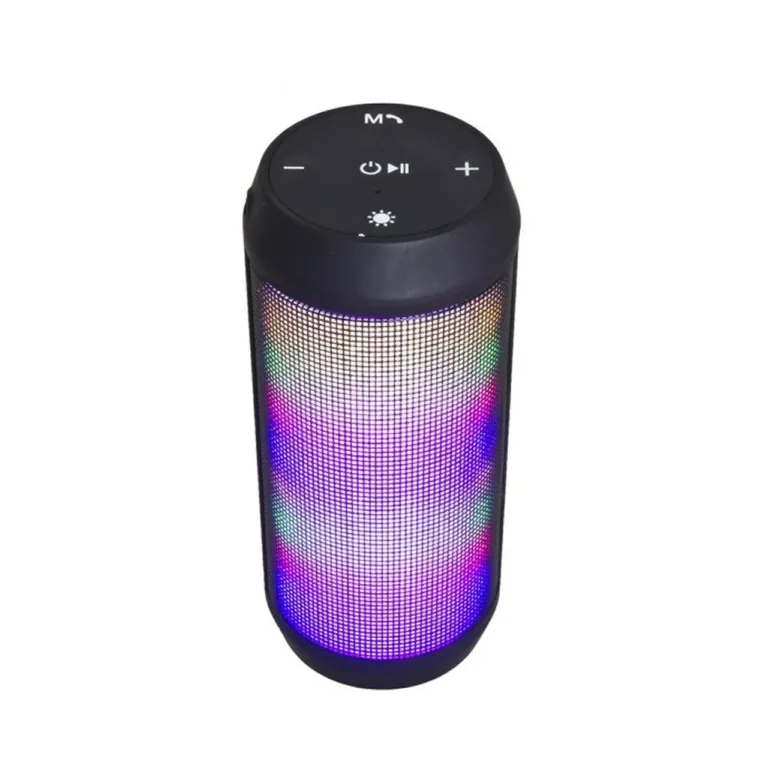 Esperanza FADO EP133K must 5W LED-valgustusega Bluetooth kõlar, FM-raadio ja microSD toega
