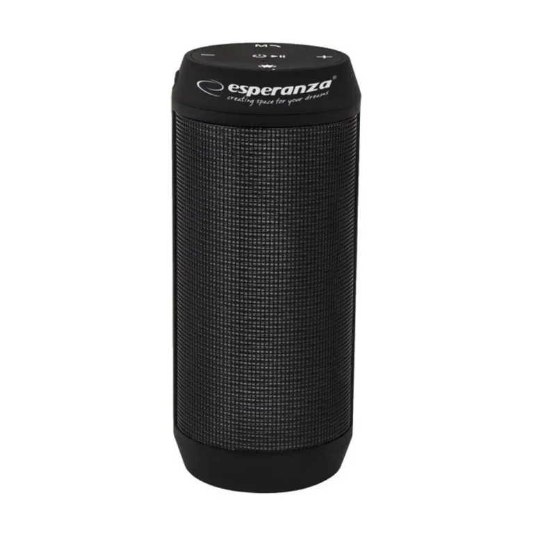 Esperanza FADO EP133K must 5W LED-valgustusega Bluetooth kõlar, FM-raadio ja microSD toega