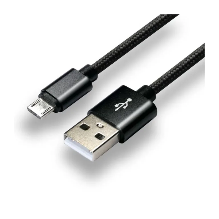 everActive CBB-1MB 1 m must punutud micro-USB kaabel, USB 2.0, kiirlaadimise toega