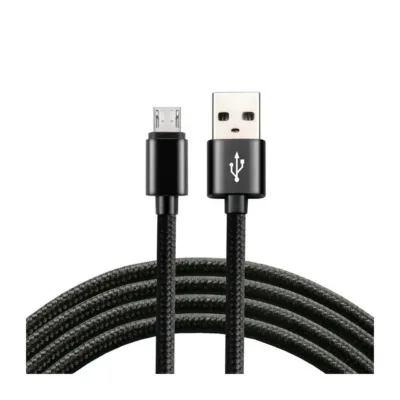 everActive CBB-1MB 1 m must punutud micro-USB kaabel, USB 2.0, kiirlaadimise toega