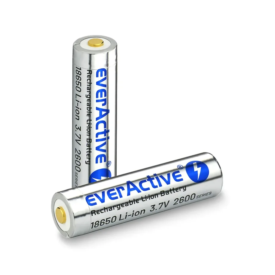 everActive EV18650-26M 3.7V 2600mAh Li-Ion laetav aku micro-USB laadimise ja kaitsega, 18×70,2mm, plastkarbis – 5