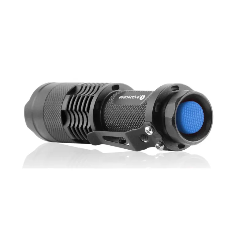 everActive FL-180 Bullet 200 lm IPX4 must alumiiniumist LED-taskulamp, 94 mm, 2,6 cm pea
