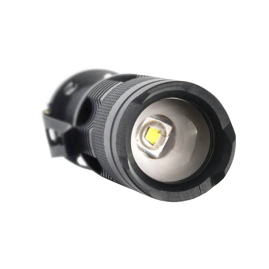 everActive FL-180 Bullet 200 lm IPX4 must alumiiniumist LED-taskulamp, 94 mm, 2,6 cm pea – 4