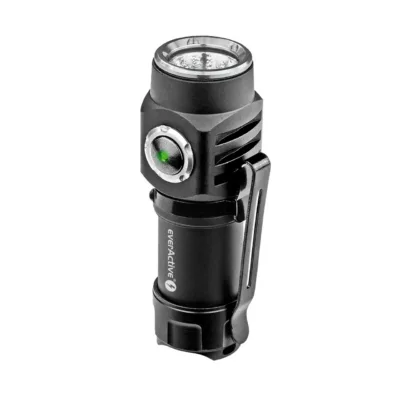 everActive FL-50R 500 lm IP66 alumiiniumist must laetav LED-taskulamp, 71 mm