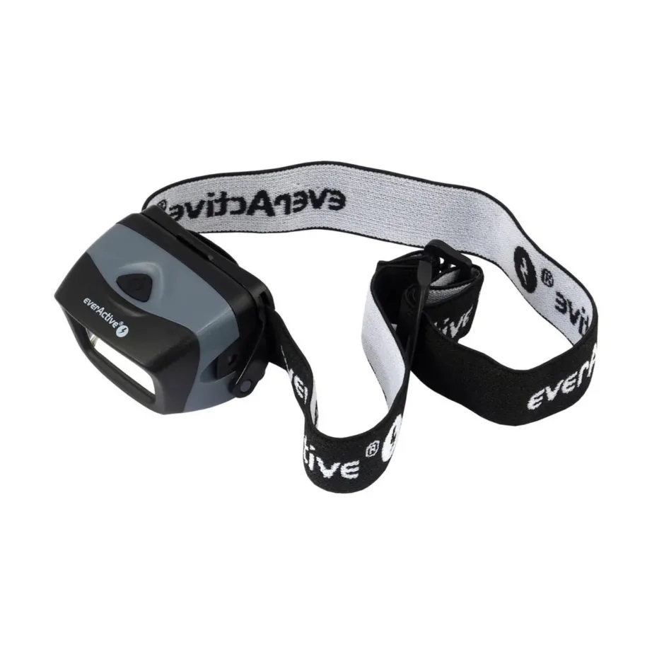 everActive HL-150 3W 150lm IPX4 plastikust LED-pealamp 3xAAA valge/punane – 5