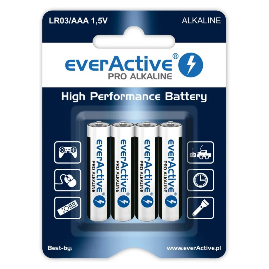 everActive LR64BLPA 4x AA 1,5V leelispatarei, 10-aastane säilivusaeg