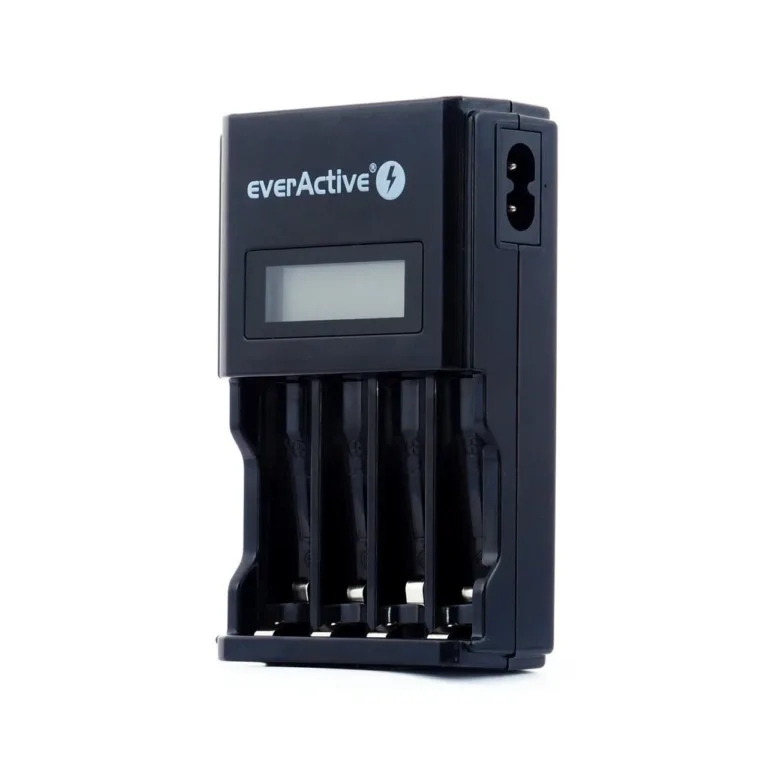 everActive NC-450 Black Edition 4x AA/AAA akulaadija, 68 mm lai, must, vooluvõrku