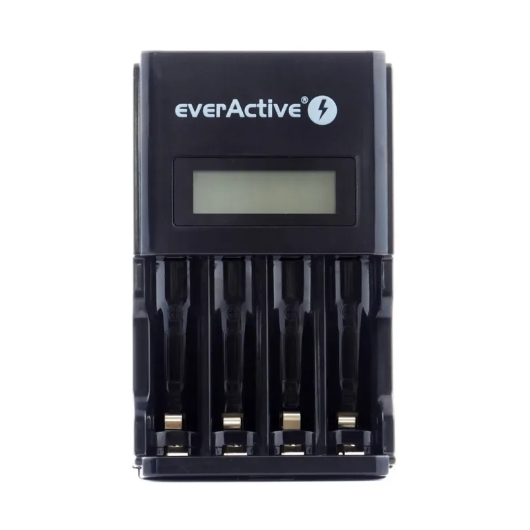 everActive NC-450 Black Edition 4x AA/AAA akulaadija, 68 mm lai, must, vooluvõrku