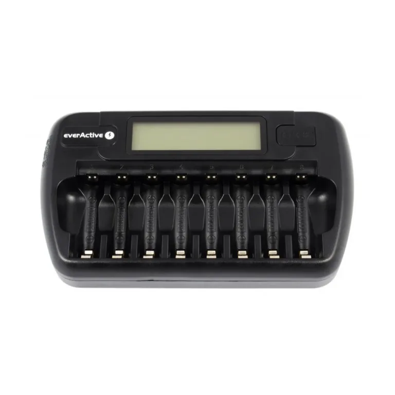 everActive NC-800 8x AA/AAA must akulaadija vooluvõrku, 12 V sisend