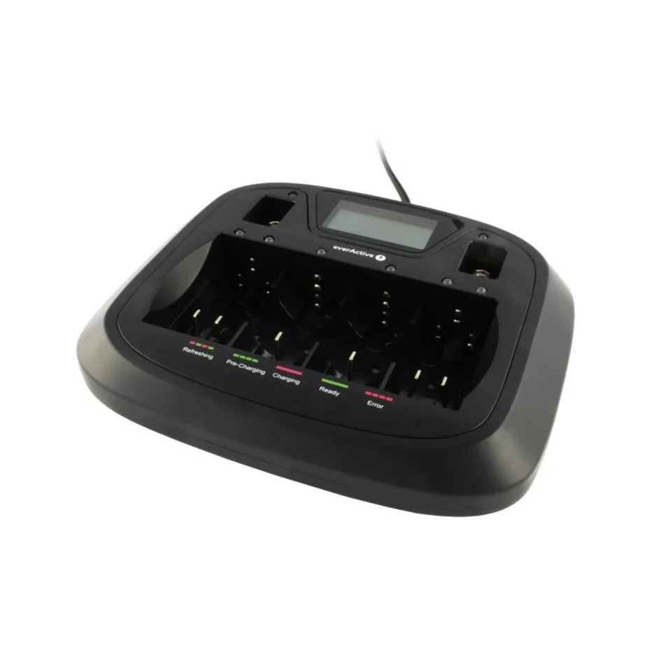 everActive NC-900U must universaalne akulaadija 6 A/AA/AAA/C/D aku jaoks, majapidamises kasutamiseks – 2