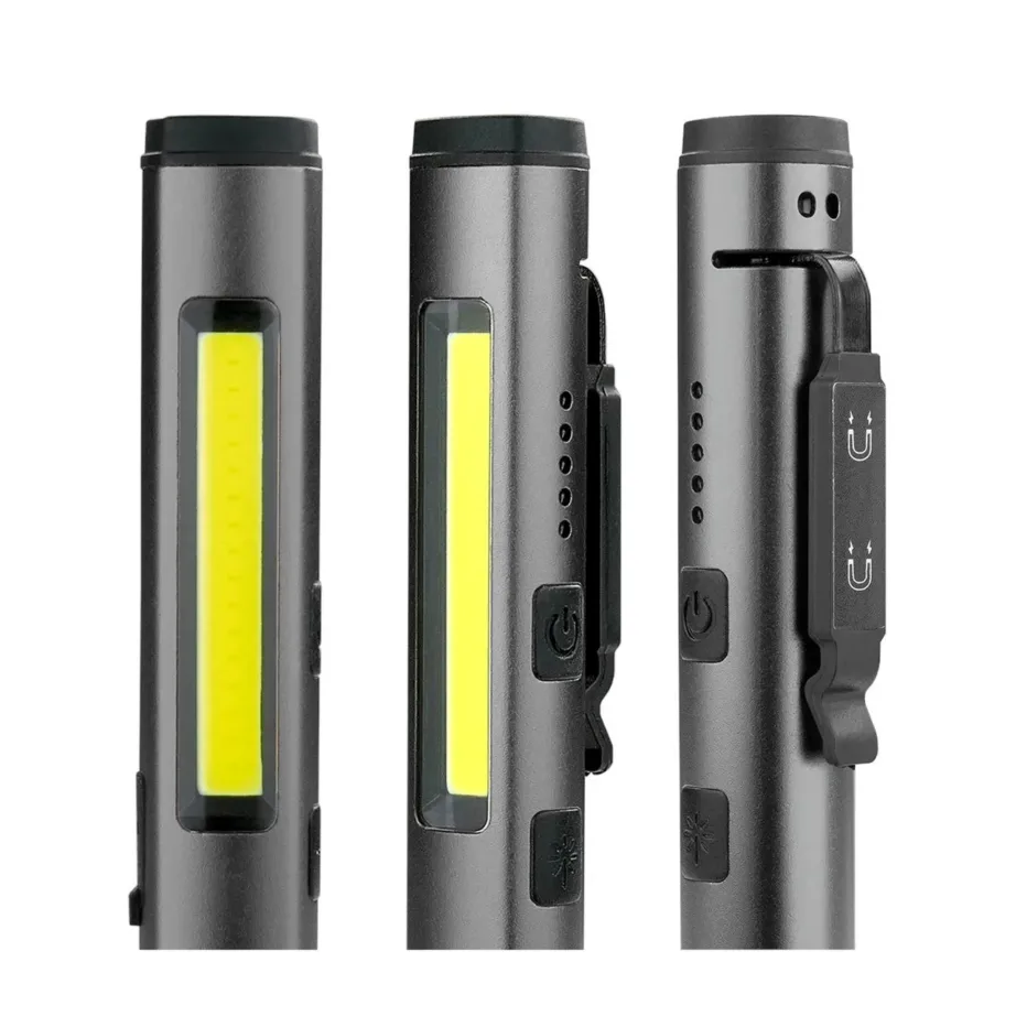 everActive PL-350R 350 lm IP54 alumiiniumist laetav LED-töö- ja UV-inspektsioonilamp, 165 mm – 3