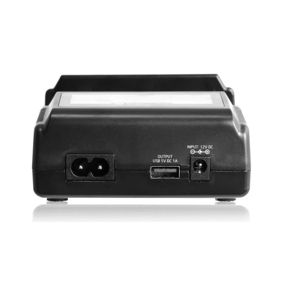 everActive UC-4000 must 4-pesaline Li-Ion AA/AAA/C/D akulaadija, 100–240 V sisend, toiteadapteriga – 5