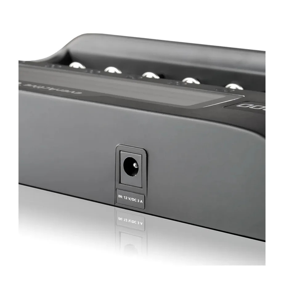 everActive UC800 8x AA/AAA, 2x 9V must akulaadija ekraaniga, 12V toiteadapteriga – 5