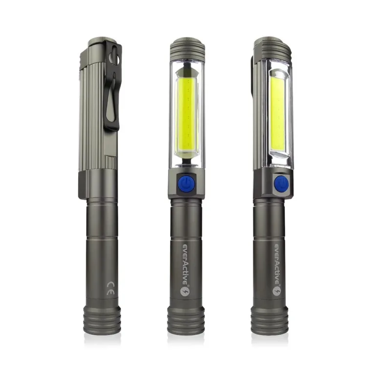 everActive WL-600R 550 lm IP54 alumiiniumist laetav töövalgusti, 192 mm