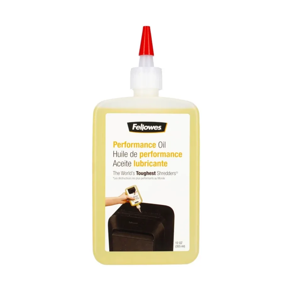 Fellowes 3608601 355 ml purustajaõli aplikaatorpudelis kontori paberipurustajate hoolduseks