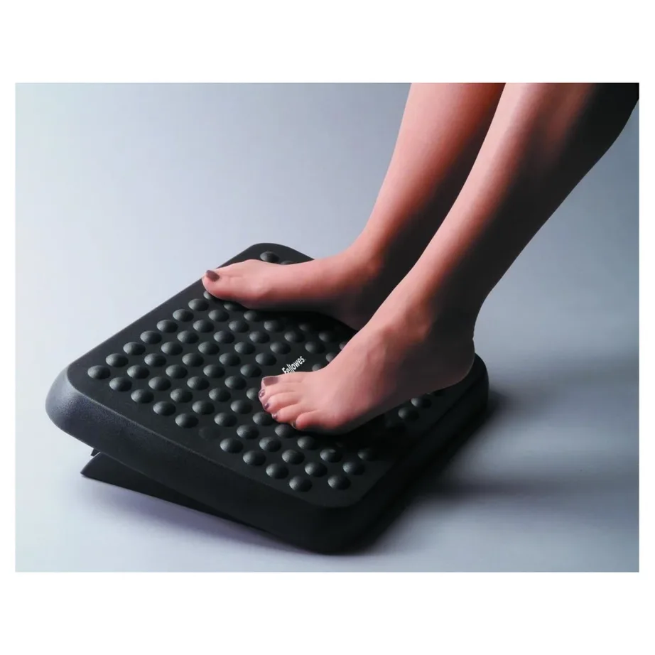 Fellowes 48121-70 must reguleeritav ergonoomiline jalatugi kontorisse 448x330x74 mm – 2