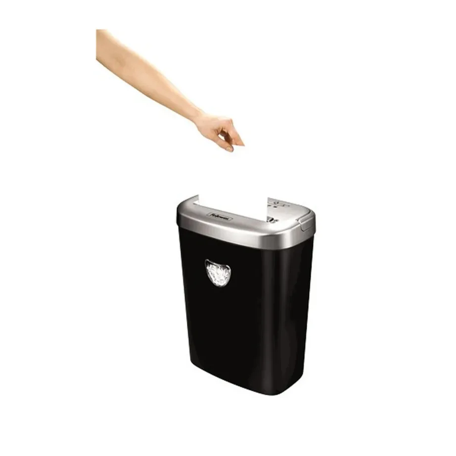 Fellowes 53C 22 cm ristlõikega paberihävitaja 10 lehele, P-4 tase, 23 l must, krediit- ja CD-de hävitus – 3