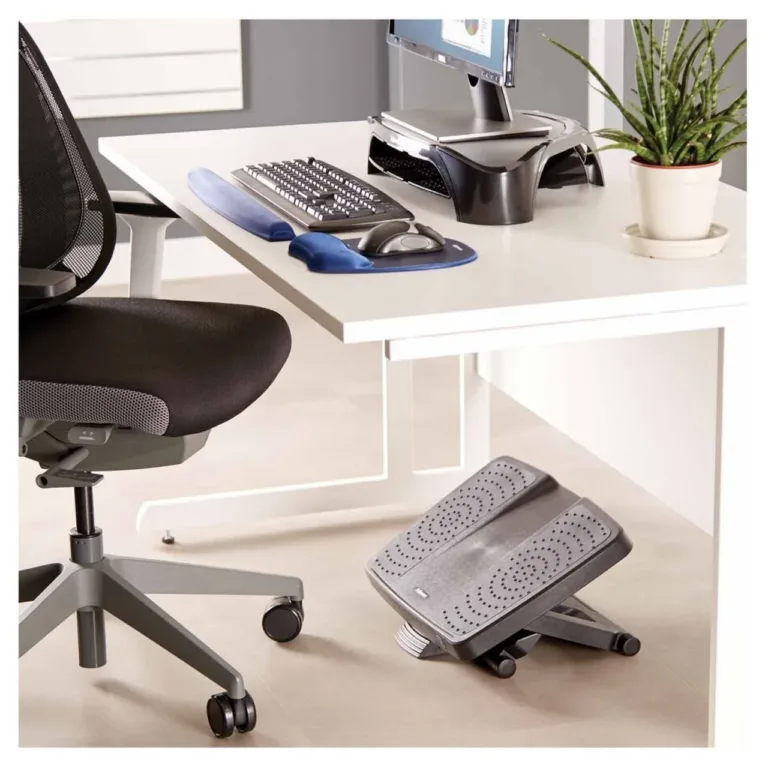 Fellowes 8067001 reguleeritav must ergonoomiline jalatugi kontorisse