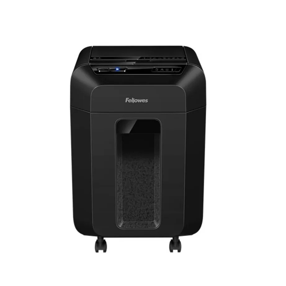 Fellowes AutoMax 90M 4×12 mm mikrolõikega A4 paberi- ja kaardihunt, 90-lehe mahuga, must, mudel 4633601 – 5