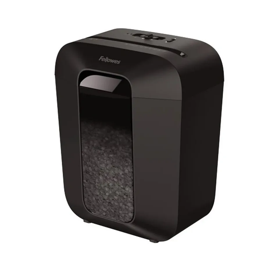 Fellowes Powershred LX41 4300701 8-leheline must mikrohävitus paberipurusti, 17L vaateaknaga, P-4, klambrite ja kaartide hävitamiseks – 2