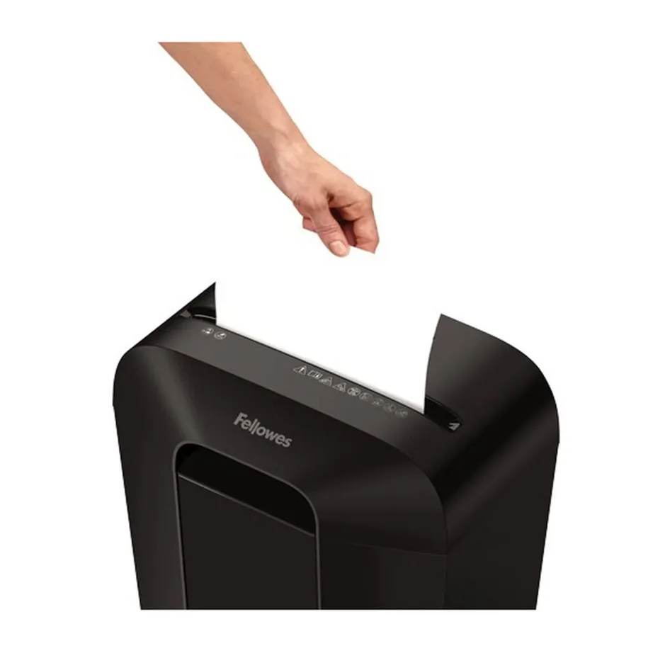 Fellowes Powershred LX41 4300701 8-leheline must mikrohävitus paberipurusti, 17L vaateaknaga, P-4, klambrite ja kaartide hävitamiseks – 3