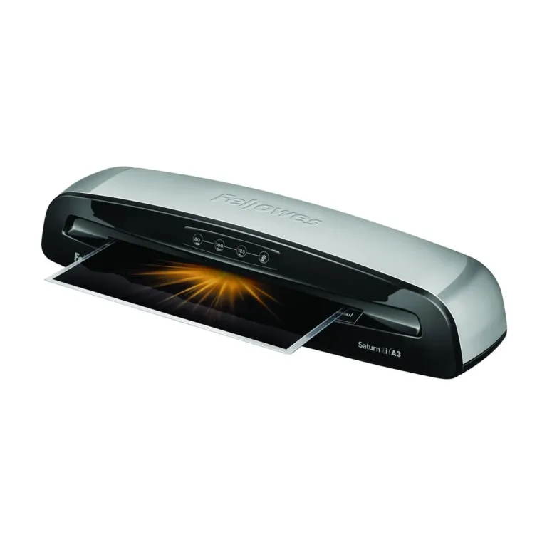 Fellowes Saturn 3i 5736001 A3 külm- ja kuumlaminaator, 32 cm lai, 300 mm/min, must/hõbe