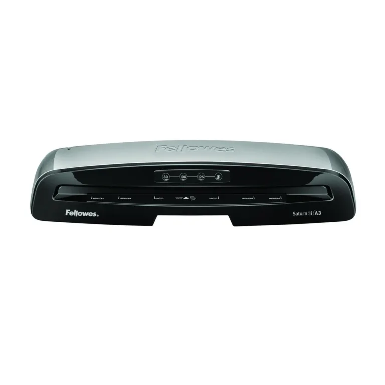 Fellowes Saturn 3i 5736001 A3 külm- ja kuumlaminaator, 32 cm lai, 300 mm/min, must/hõbe