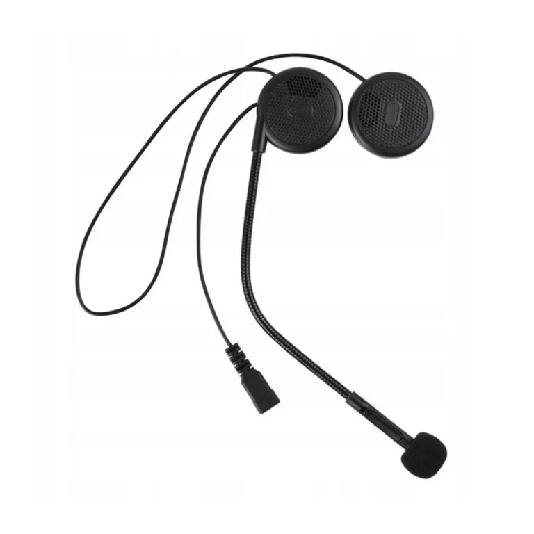 FreedConn L1M must Bluetooth 4.2+EDR mootorratta intercom peakomplekt, mikrofoniga ja mürasummutusega, 6 h kõneaeg, CE-sertifikaat