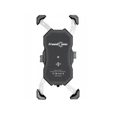 FreedConn MC1W 15 W juhtmevaba laadimisega IP65 metallist reguleeritav telefonihoidik mootorratta lenkstangile, sobib 4–7-tollistele nutitelefonidele