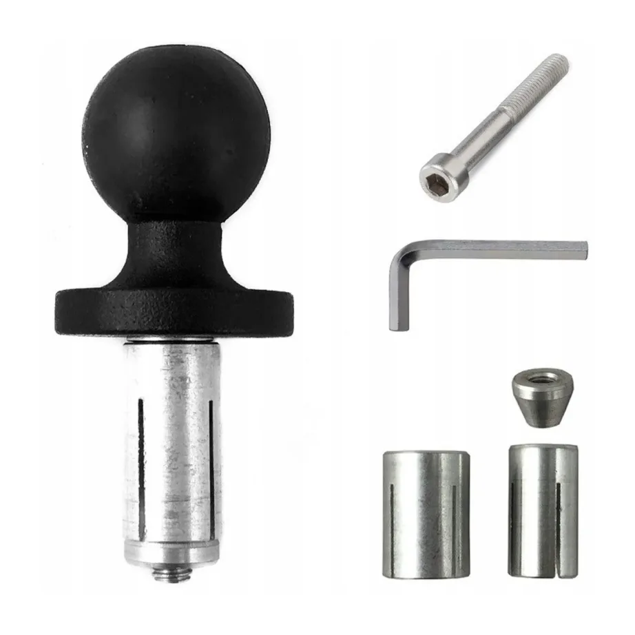 FreedConn MC7C + BM2R mustast metallist ja kummist mootorratta reguleeritav telefonihoidik USB-laadijaga, 3,5–6,9″ nutitelefonidele, raamikinnitus – 6