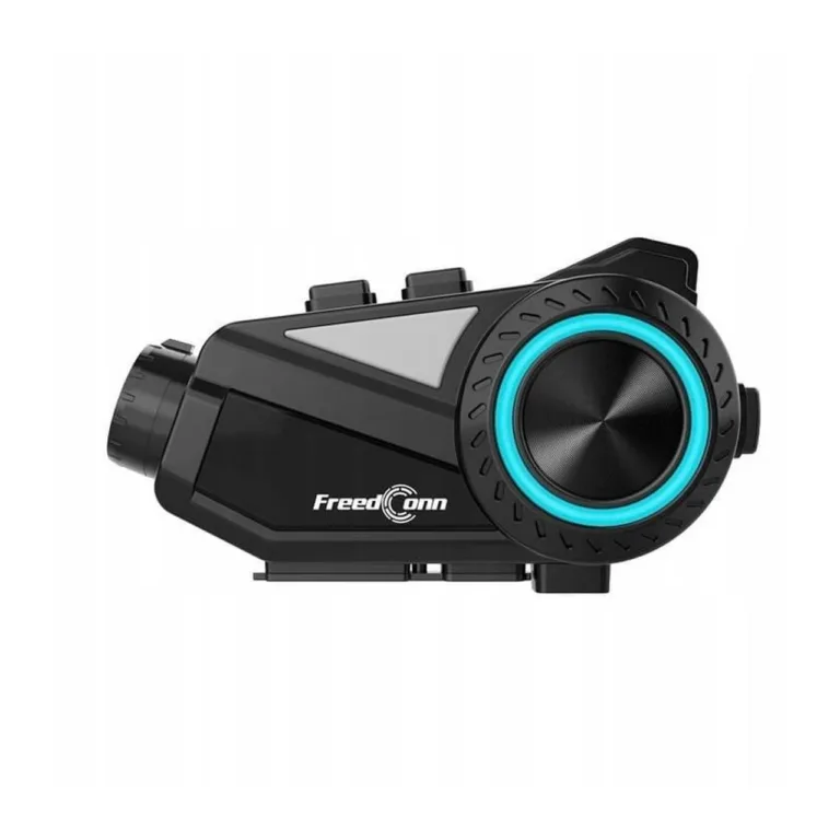 FreedConn R3 must IP65 2K kaameraga 6 kasutajaga mootorratta intercom, Bluetooth 5.0, 1000 m ulatus, 33 h kõneaeg
