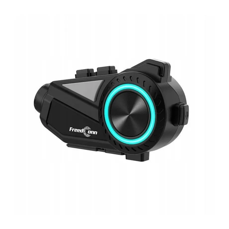 FreedConn R3 must IP65 2K kaameraga 6 kasutajaga mootorratta intercom, Bluetooth 5.0, 1000 m ulatus, 33 h kõneaeg – 5