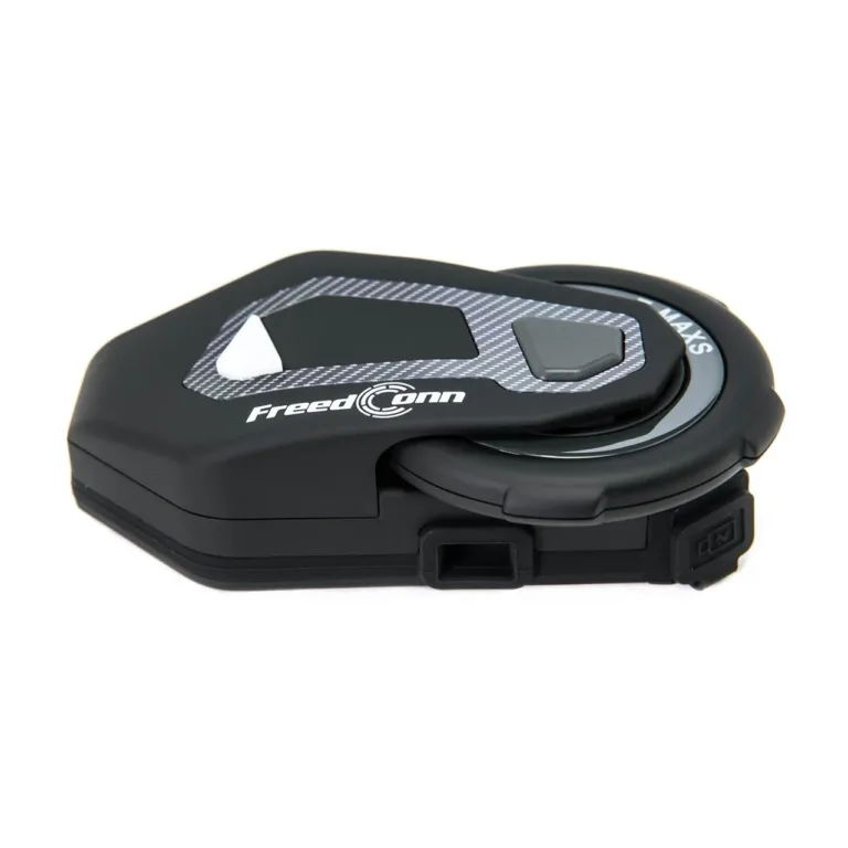 FreedConn T-MAX S V4 PRO Single must mootorratta Bluetooth 5.1 intercom, 1000 m ulatus, FM-raadio, 2 mikrofoni, 11 h aku