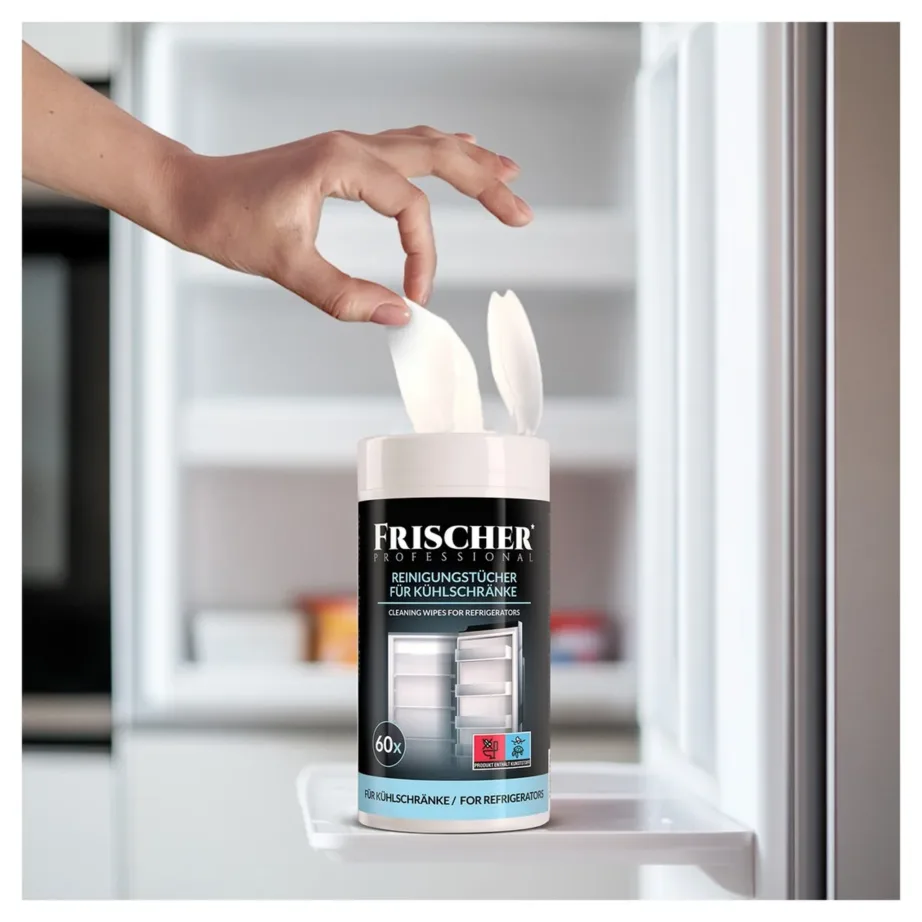Frischer FR00072_60 60 tk niisked puhastuslapid külmiku sisepindadele, plastkarbis – 4