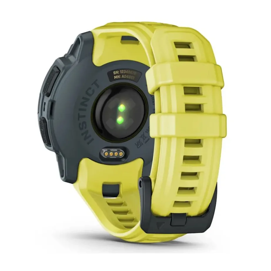Garmin Instinct E 45 mm lime silikoonrihmaga vastupidav GPS-spordikell, 0,9-tolline MIP ekraan, 16 päeva aku, verehapniku ja aktiivsuse jälgimine, veekindel 10 ATM, mudel 010-02933-01 – 11