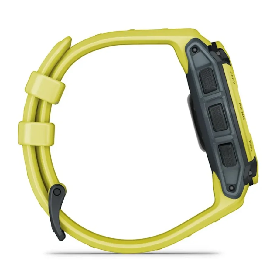 Garmin Instinct E 45 mm lime silikoonrihmaga vastupidav GPS-spordikell, 0,9-tolline MIP ekraan, 16 päeva aku, verehapniku ja aktiivsuse jälgimine, veekindel 10 ATM, mudel 010-02933-01 – 4