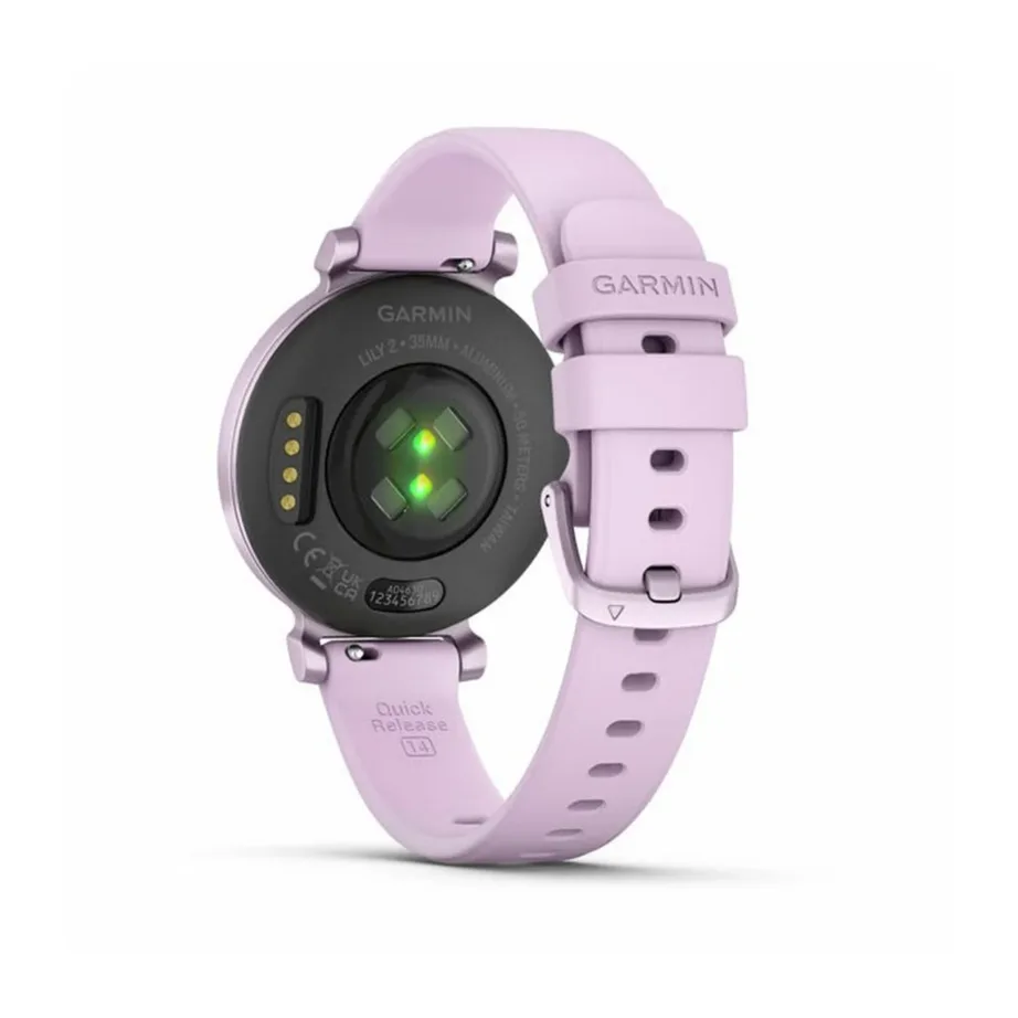 Garmin Lily 2 35,4 mm roosa/lilla silikoonrihmaga naiste puutetundlik nutikell, GPS, veekindel 5 ATM, 5-päevase akuga, aktiivsus- ja tervisenäitajate jälgimiseks, mudel 010-02839-01 – 8